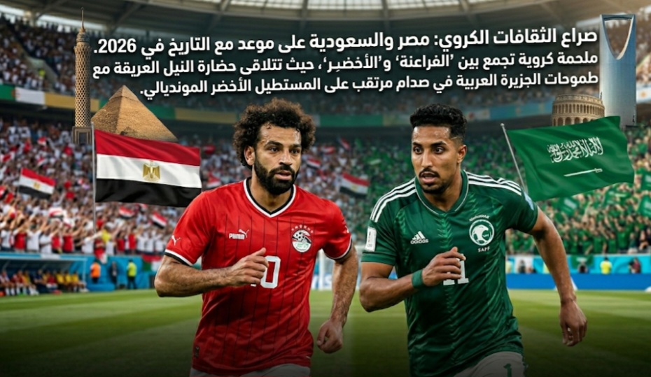 كلاسيكو العرب قمة مصر والسعودية بين ذكريات 2018 وطموحات مونديال 2026